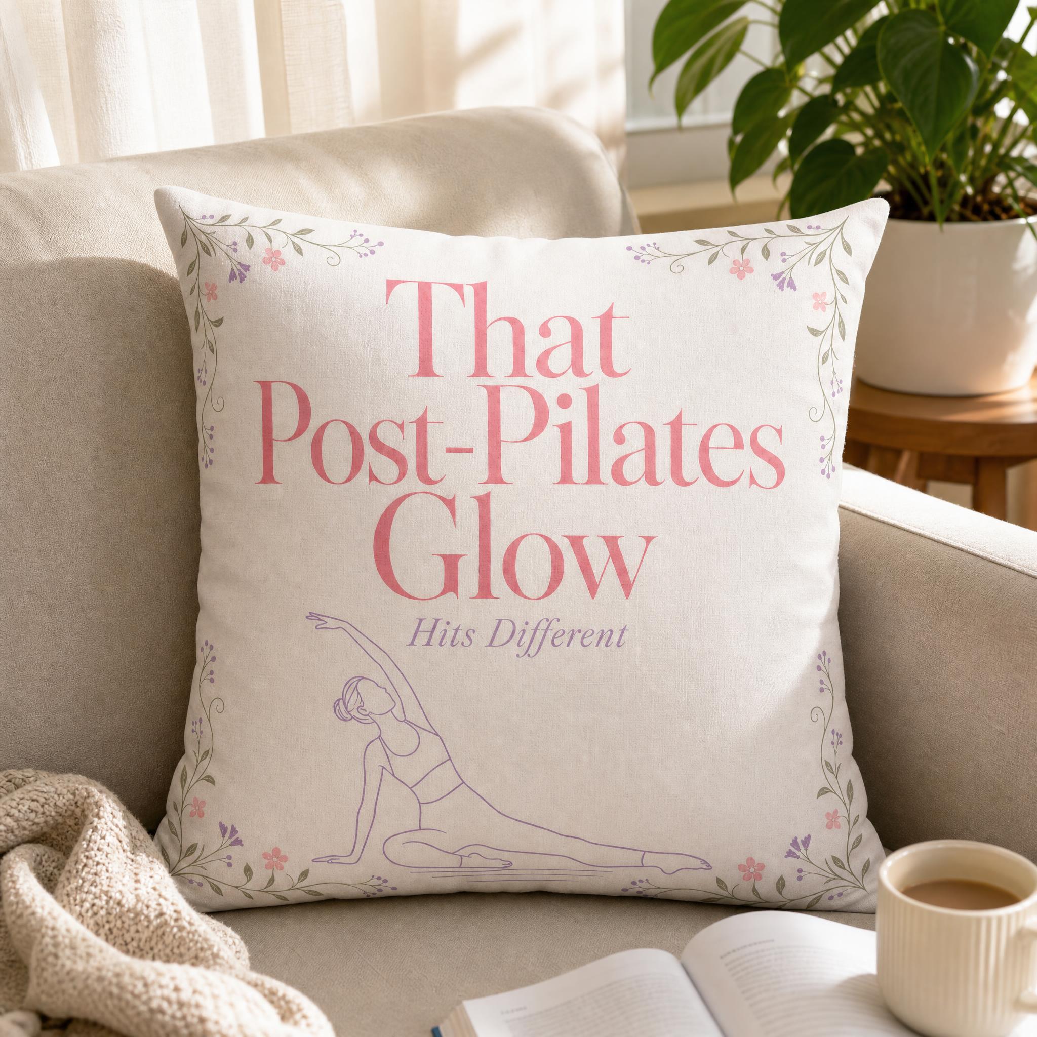 Pilates Yoga Gifts - Coquette Small Floral Pillow Cover That