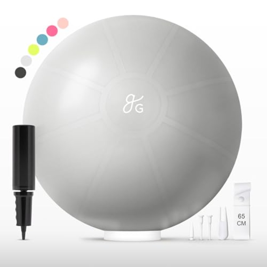 Pilates Yoga Pregnancy - Yoga Ball Anti-Burst Exercise Ball for