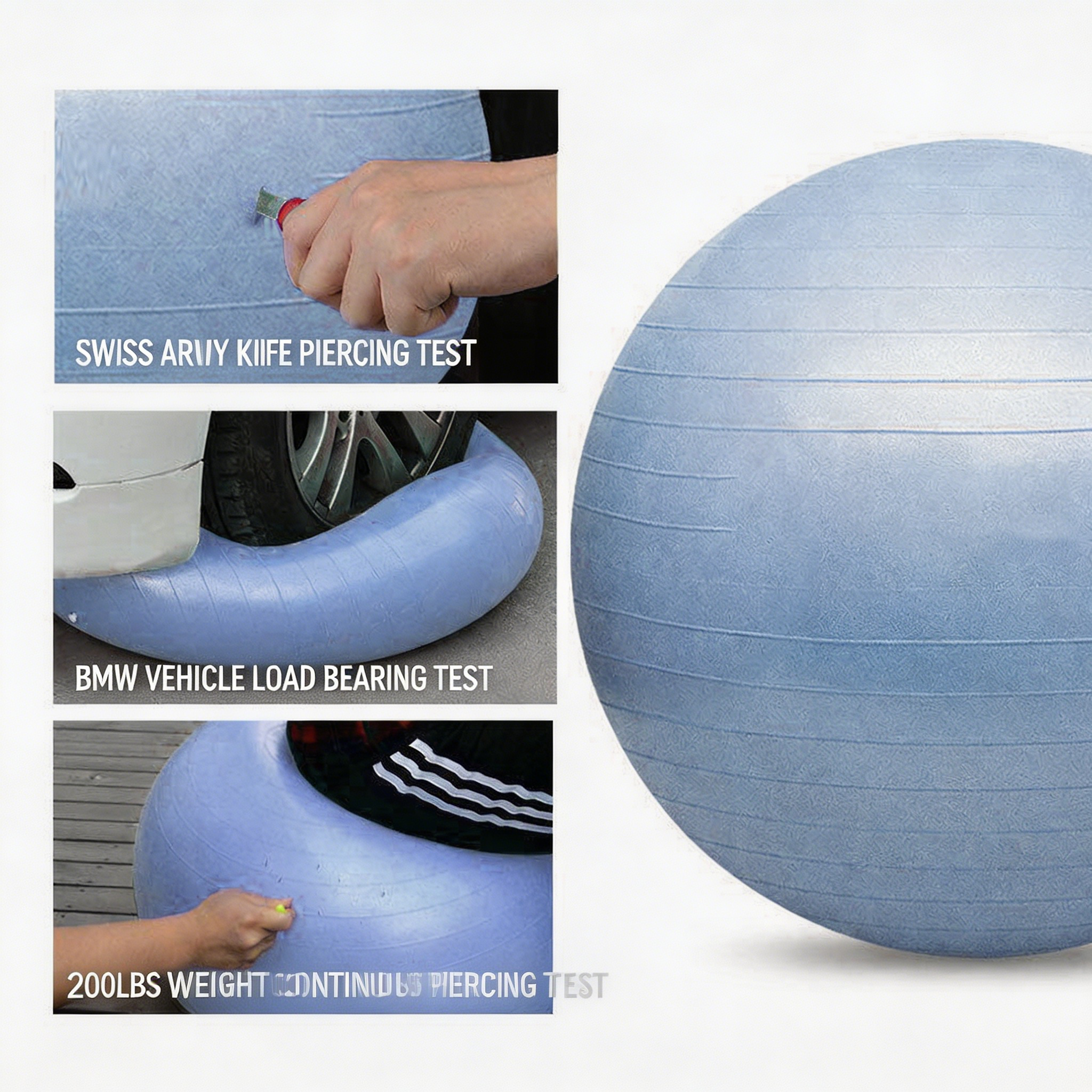 Pilates Yoga Pregnancy - 2026 65cm Anti Burst PVC Stability