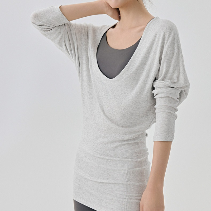 Pilates Yoga Fit - Summer Breathable Yoga Tops Long-sleeved Slim-fit