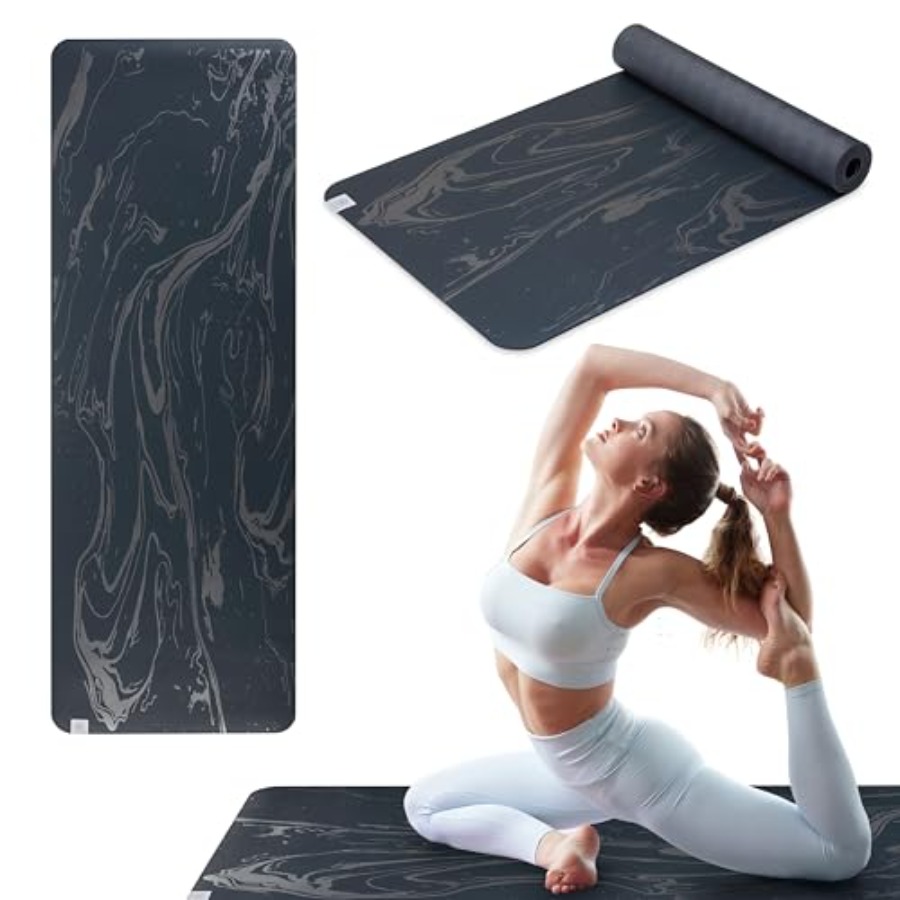 Dry-Grip Yoga Mat - 5mm Thick  - огляд і ціна Pilates Yoga Or