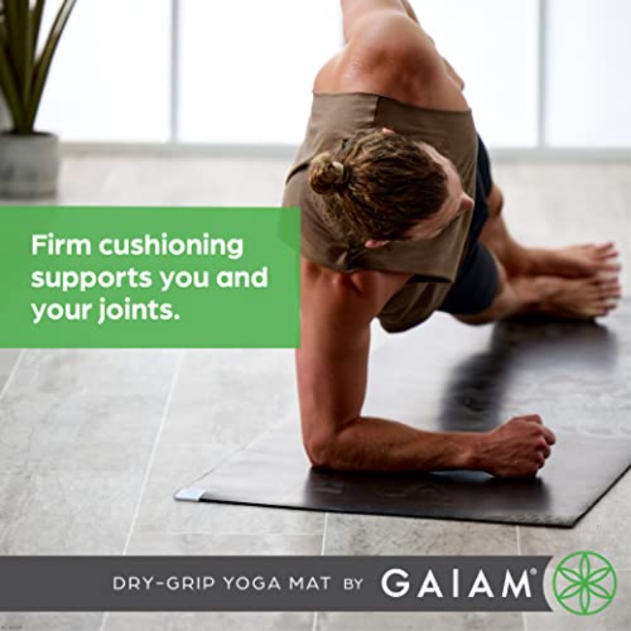 Dry-Grip Yoga Mat - 5mm Thick  - огляд і ціна Pilates Yoga Or