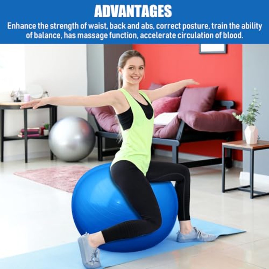 4 Pcs 26 Inch Yoga Exercise Ba - огляд і ціна Pilates Yoga Pregnancy