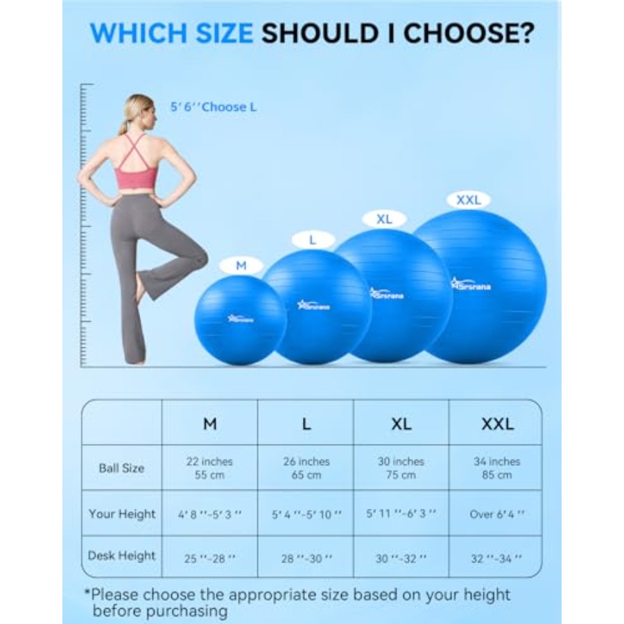 Exercise Ball - Anti-Burst Yog - огляд і ціна Pilates Yoga Pregnancy