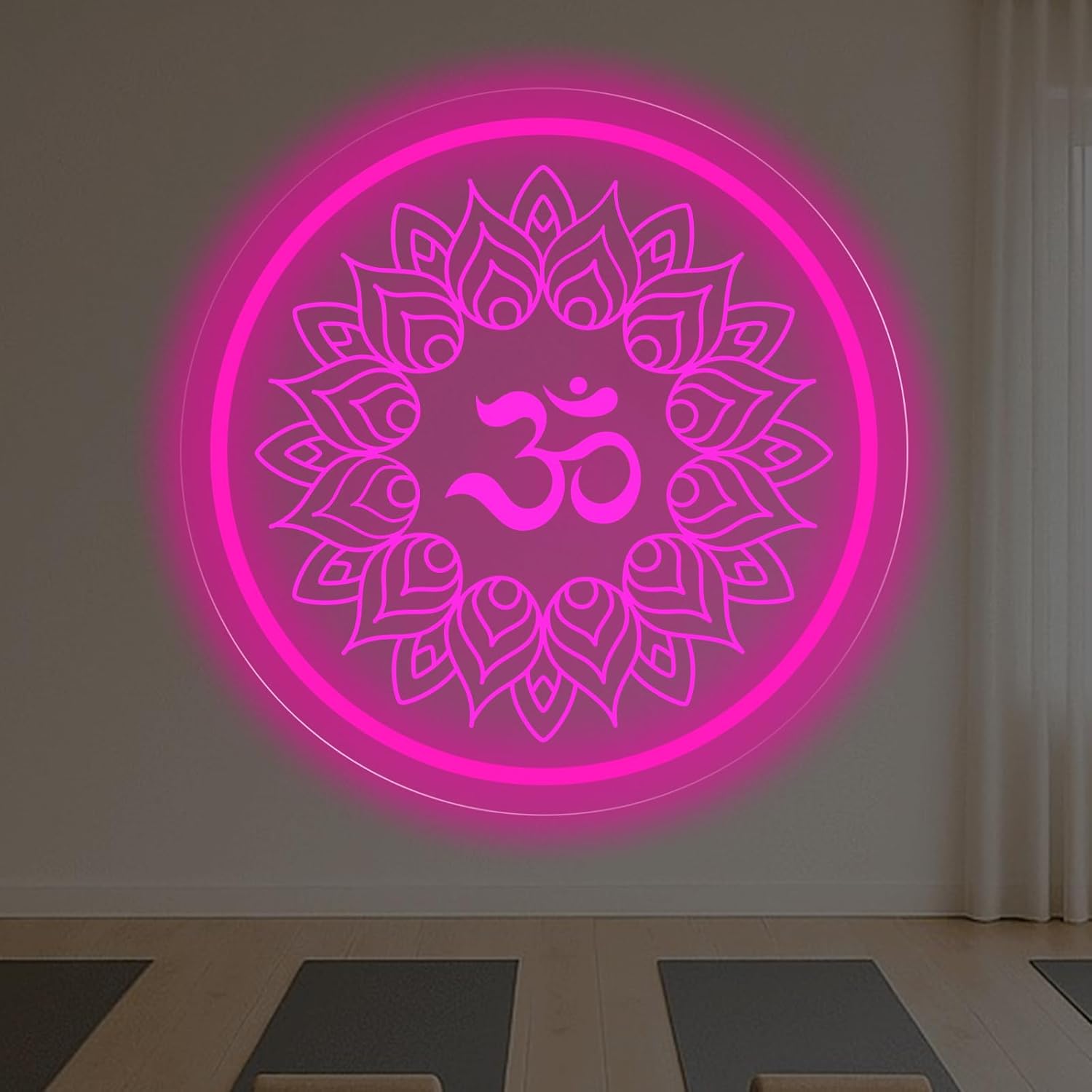 Om Mandala Neon Sign USB Power - огляд і ціна Pilates Yoga Gifts