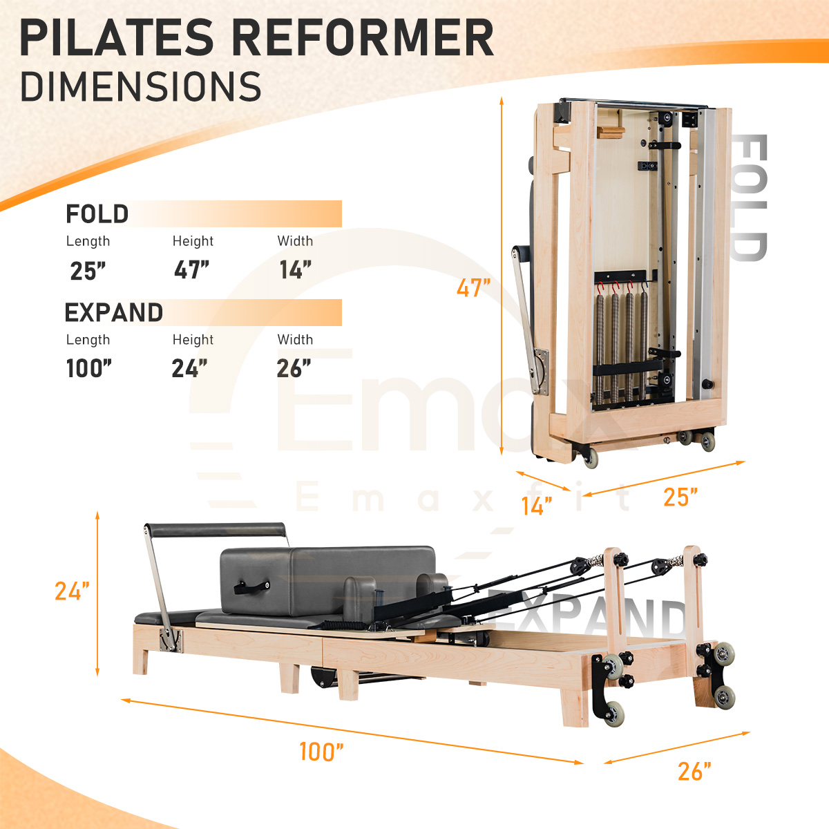 ATV&UTVMaple Wood Pilates Refo - огляд і ціна Pilates Reformer Spring
