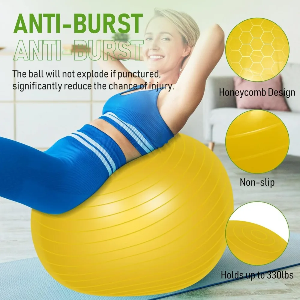 4 Pack Exercise Balls for Yoga - огляд і ціна Pilates Yoga Pregnancy