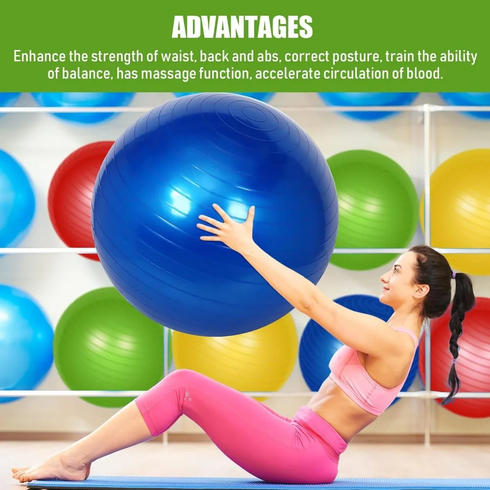 4 Pack Exercise Balls for Yoga - огляд і ціна Pilates Yoga Pregnancy