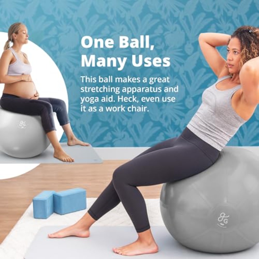 Yoga Ball Anti-Burst Exercise  - огляд і ціна Pilates Yoga Pregnancy