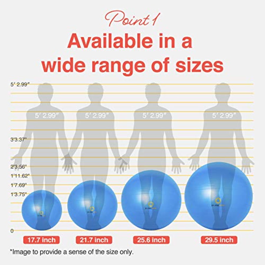 Exercise Ball for Balance Stab - огляд і ціна Pilates Yoga Pregnancy