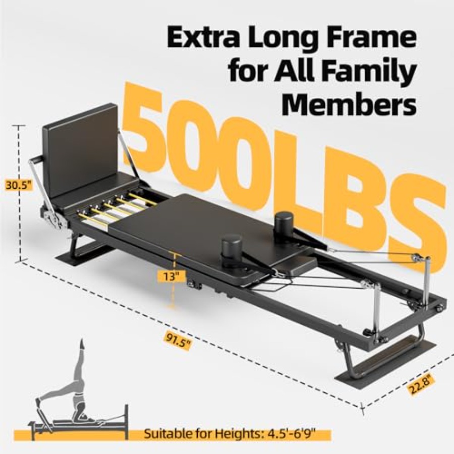 Foldable Pilates Reformer Mach - огляд і ціна Pilates Reformer Spring