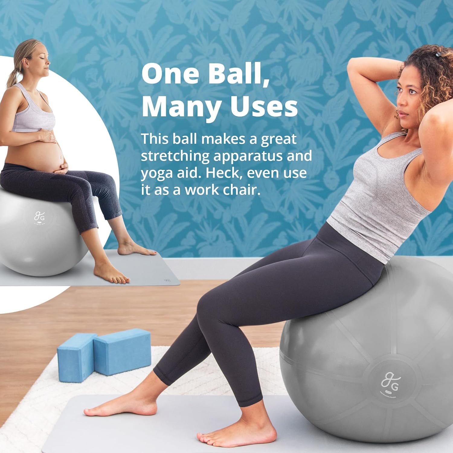 Greater Goods Yoga Ball Anti-B - огляд і ціна Pilates Yoga Pregnancy
