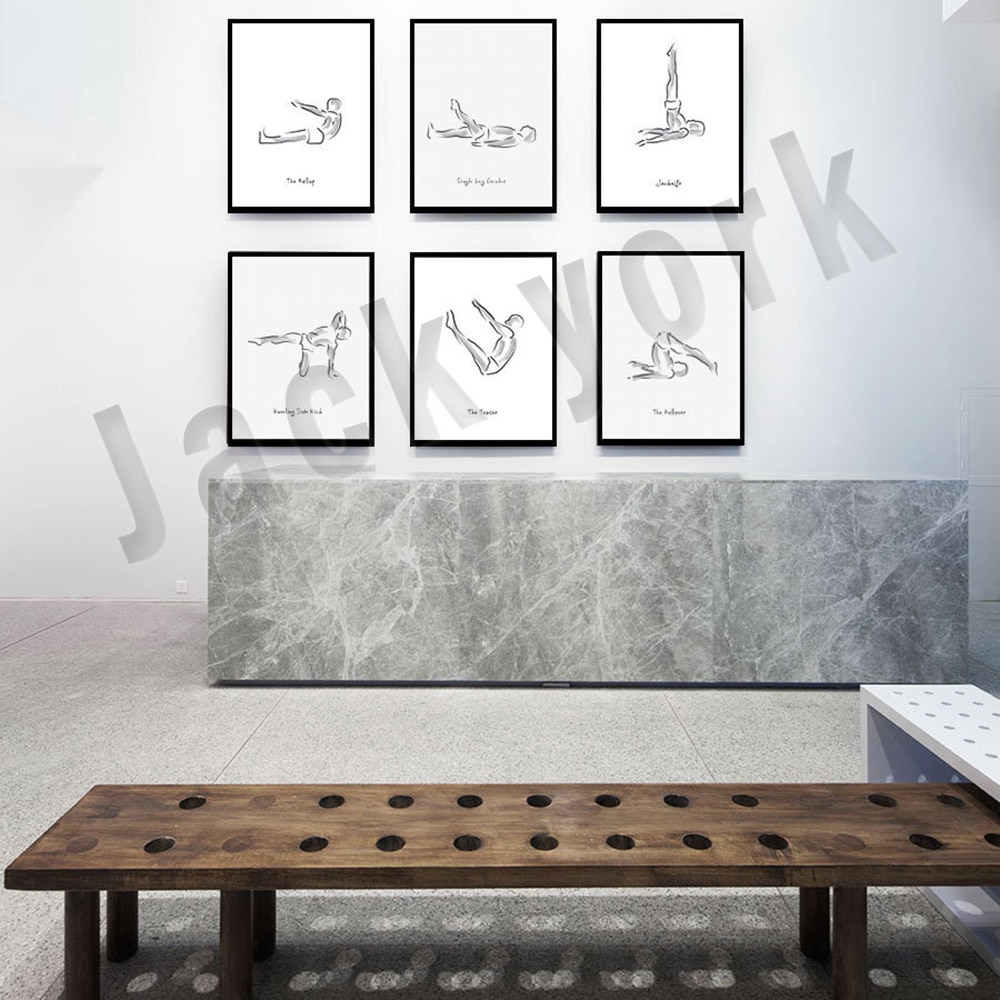 Joseph Pilates Exercise Infogr - огляд і ціна Pilates Yoga Gifts