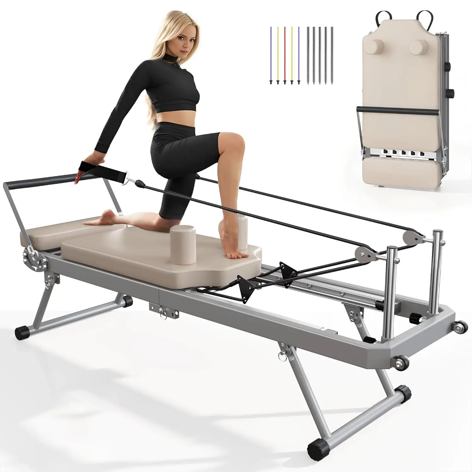 Pilates Reformer Machine for H - огляд і ціна Pilates Reformer Spring