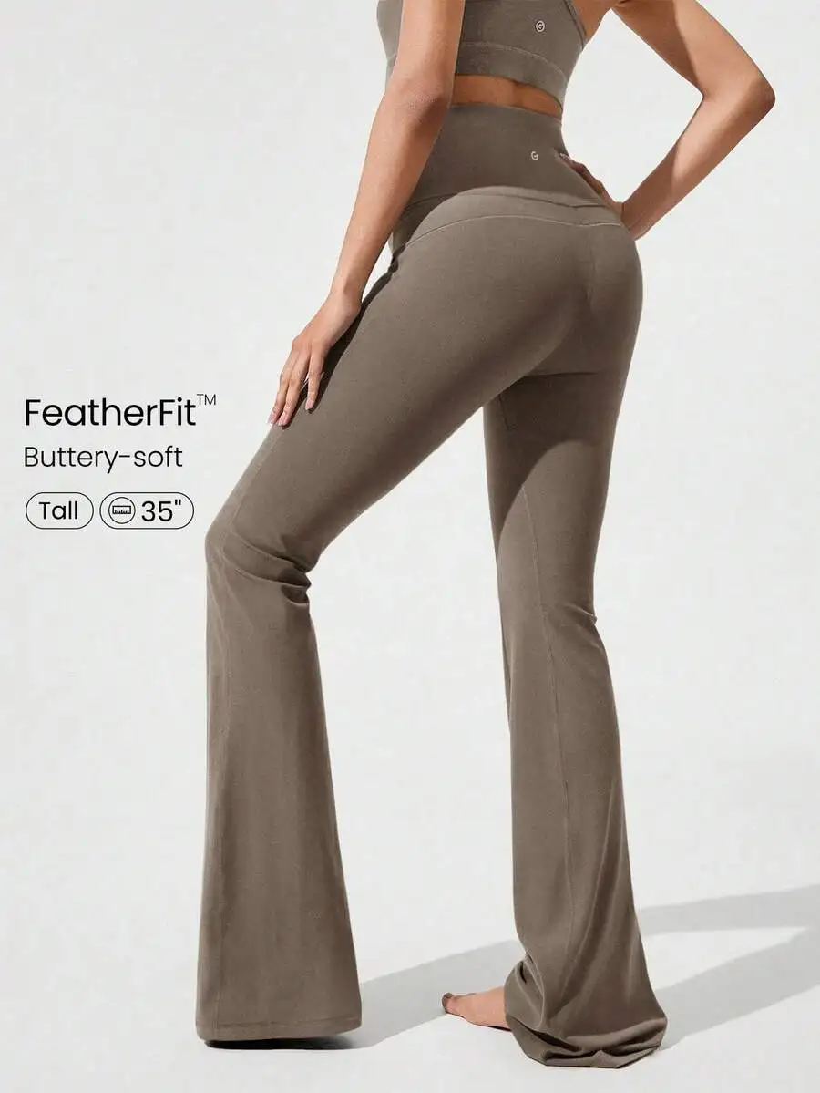 Ultra Long Flare Leggings For  - огляд і ціна Pilates Yoga Fit